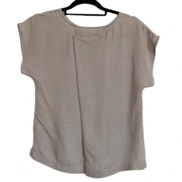 Brochure Walker 100% Silk Gray Textured Blouse Size XS - Picture 7 of 11